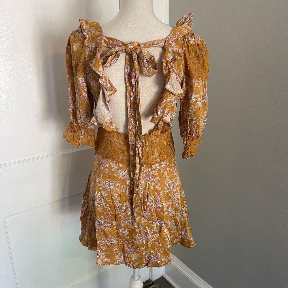 Free People - Lucie Mini Dress In Antique Coin Combo - Picture 4 of 7